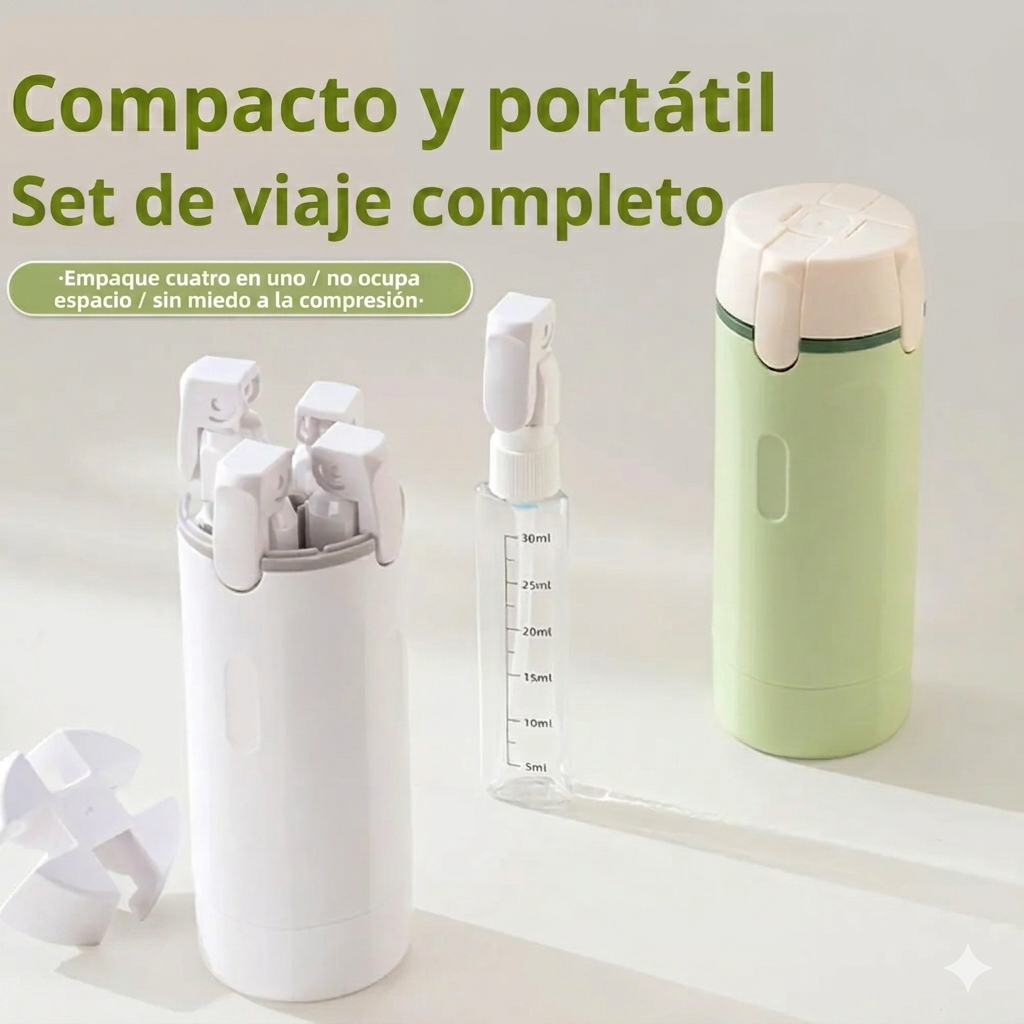 Dispensador 4 en 1 | KitViajero