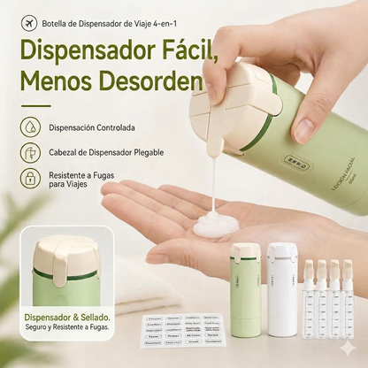 Dispensador 4 en 1 | KitViajero
