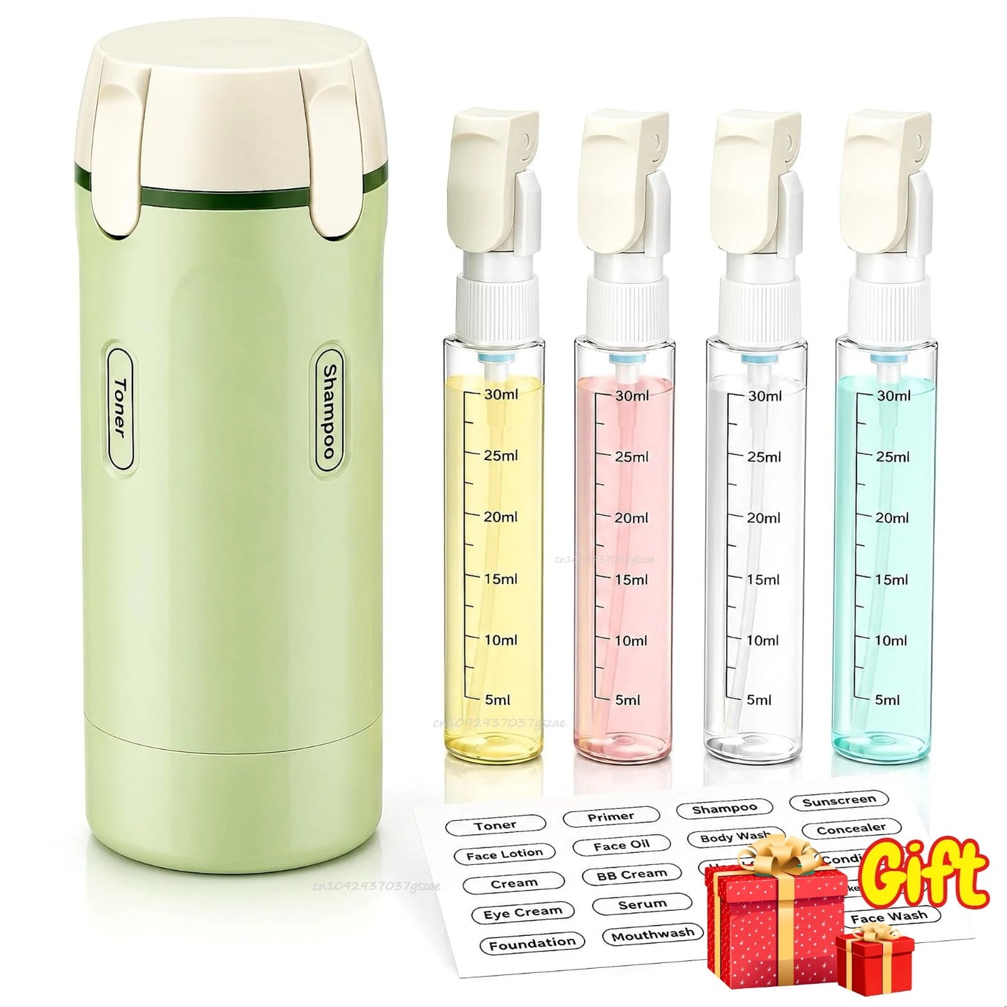 Dispensador 4 en 1 | KitViajero